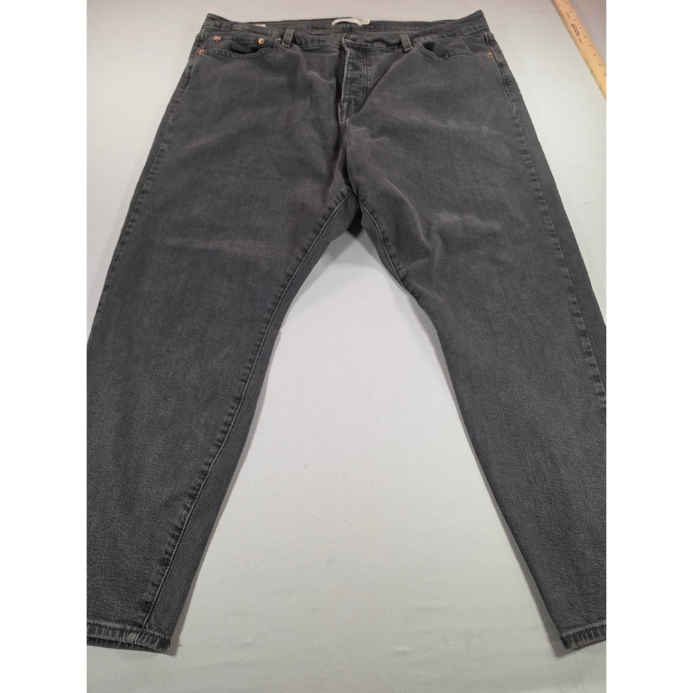 Levis Wedgie Skinny Jeans Womens 22W Gray High Rise Button Fly Denim Pants